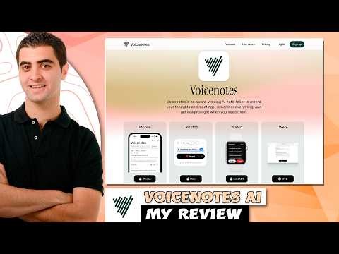 Voicenotes Ai My Review - Watch Before Using | Best Ai Note Taker For Meetings 2026 (Demo)