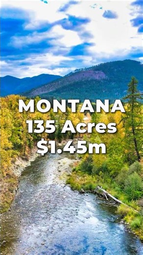 135 Acres of Riverfront LAND for SALE in MONTANA with Power bordering National Forest • LANDIO
