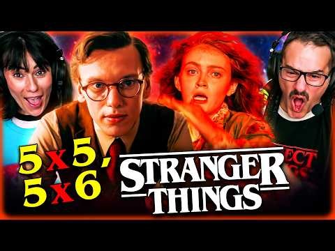STRANGER THINGS Season 5 Episode 5 & 6 TARA & ANDREW'S REACTION!! Netflix Vol. 2 | Vecna Sadie Sink