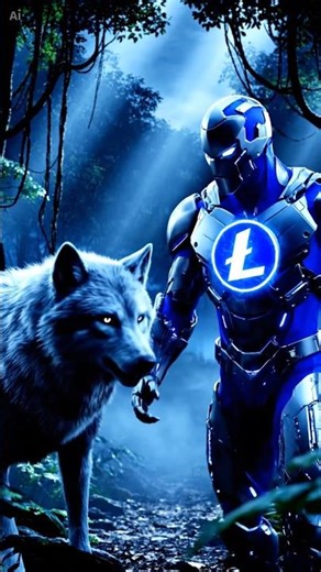 Litecoin Wolf Fusion: Crypto Predator Unleashed! 🐺⚡ (Animal Fusion)