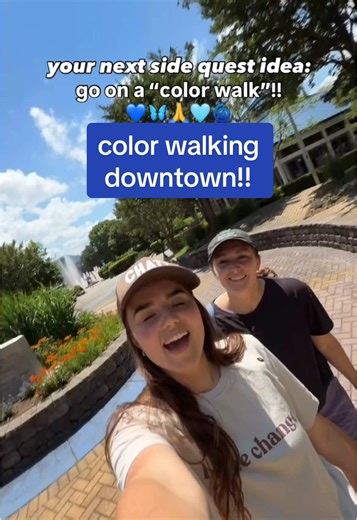 this is your sign to go on a color walk!! just choose a color and make a fun collages at the end!! 🩵🌀🫐 this is part of my Sidequest Summer in Chattanooga series! (watch my last reel for more ideas!!) I’d love to have some of y’all join me!!🗣️🙏🦋 ➡️ follow @webbchatts for more chattanooga things to do ideas! share this with a friend that you want to take on a color walk!❤️💛🧡💚💙💜 in this reel: 💚 bestie @hope.maum ⛲️Coolidge Park fountains are ON for the season! 🎠 Coolidge Park carousel 