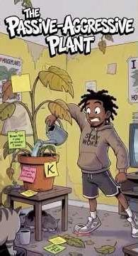 Passive aggressive plant. #funny #comedy #laugh