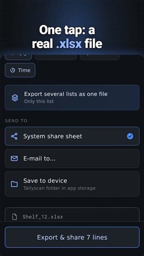 Stop Typing Barcodes Into Excel – Scan the Shelf Instead #Shorts