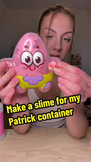 Make a slime for my Patrick container | slime