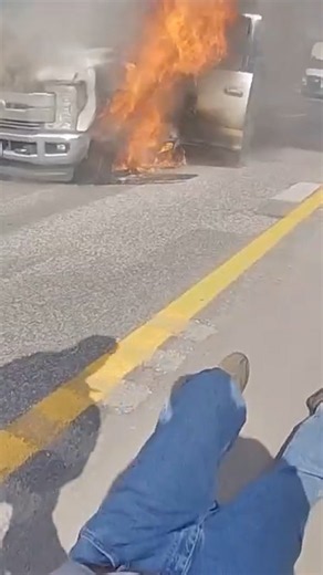 Driver pulled from burning truck on Missouri highway