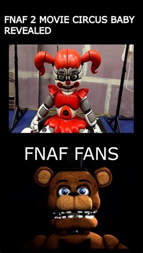 "Circus Baby Is In FNaF 2 Movie" FNaF Fans: | FNaF 2 Movie MEME #fnaf