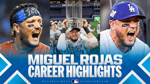 Miguel Rojas career highlights (Miggy Ro's best moments including his STUNNING 2025 World Series HR)