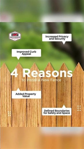 4 Reasons to Install a New Fence #fenceinstallation #privacyfence #homeimprovement