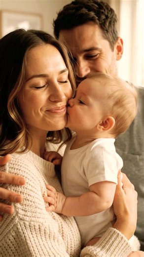 🥰👶 This Baby’s Kisses Will Melt Your Heart! 💋❤️ #Shorts
