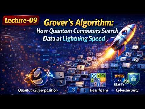 Lecture-09 : Grover’s Algorithm: How Quantum Computers Search Data at Lightning Speed