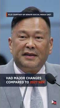 JV Ejercito flags 'major changes' in House-approved 2027 budget bill