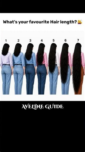 Hair Length Guide: Find Your Perfect Hair Length 💇‍♀️✨ #HairLength #HairGuide #HairGoals