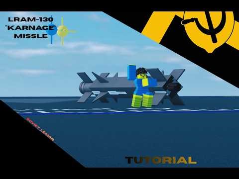 LRAM-130 "Karnage" Missile tutorial | Roblox Plane Crazy