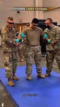 Cops Volunteer To Get Tased (Their Reactions) 🚨 #police #training #shorts