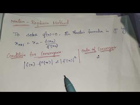 Newton Raphson's method