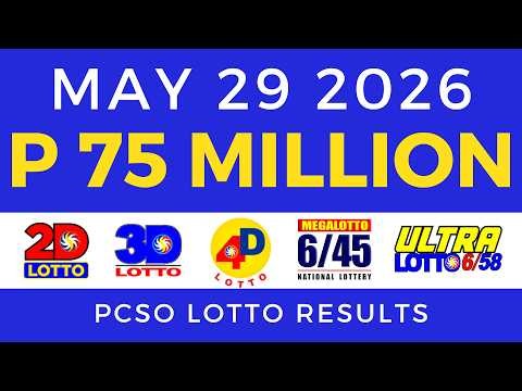 Lotto Result Today 9PM May 29 2026 PCSO