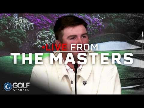 Gotterup: 'going to treat it as a normal week' | FULL PRESSER | LIVE FROM THE MASTERS | Golf Channel