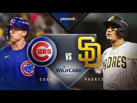 Chicago Cubs vs. San Diego Padres Game 2 | 2026 NL WILD CARD SERIES HIGHLIGHTS | 9/30/26