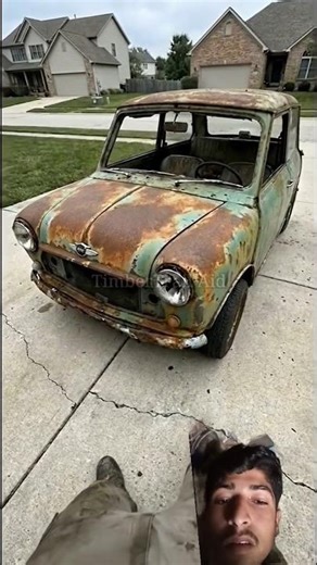 Rusty Mini 1000 Restoration | Satisfying ASMR Car Rebuild 🔥#Mini1000 #CarRestoration #ASMR