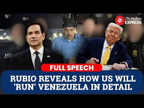 Full Speech: Rubio Outlines U.S. Three‑Step Plan for Venezuela After Maduro Seizure