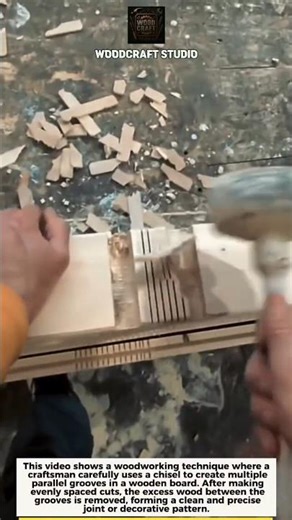 Precision Wood Groove Cutting Hack 🔥 Perfect Joints Every Time #woodworking #diy #tools