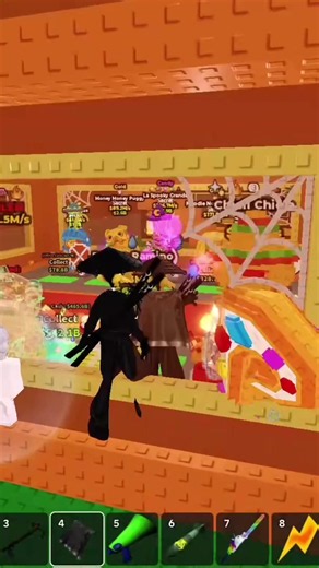 Guy placed a turret just to grief #sab #fyp #viral #roblox #stealing | Roblox