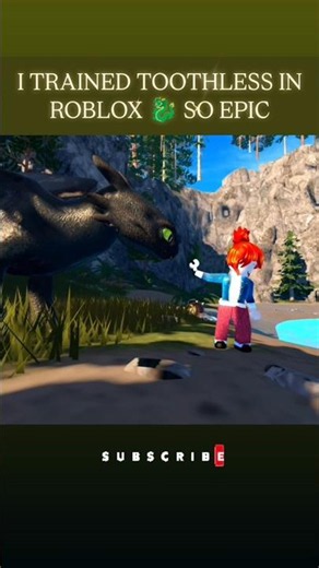 I TRAINED TOOTHLESS IN ROBLOX 🐉 SO EPIC😱😱😱😱 #roblox #roblox2026 #gaming #viral #robloxshorts #funny
