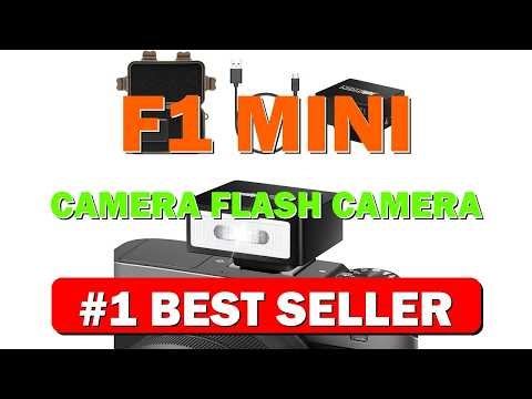 F1 Mini Camera Flash Camera Flash Speedlite for Ricoh (GR3/GR3X,etc.) Nikon/Canon/Fuji, - B0CV7L4JRM