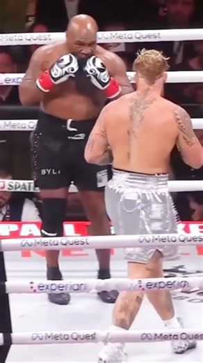heavyweight match, Mike Tyson vs Jake Paul fight highlights #shorts