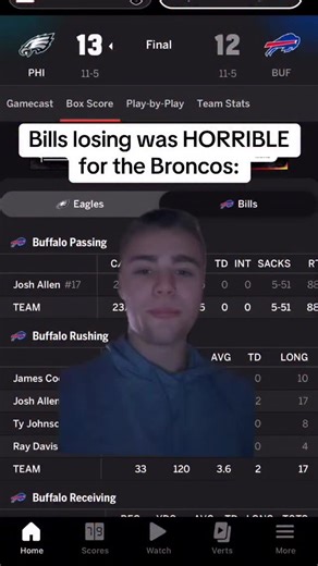 CCG Sports on Instagram: "Broncos NEEDED the Bills to clutch up #broncos #bills #afcwest #NFLPlayoffs #nfl"