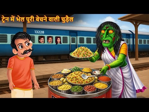 ट्रेन में भेल पूरी बेचने वाली चुड़ैल | Horror Stories | Chudail Ki Kahaniya | Bhoot Kahaniya | Bhoot