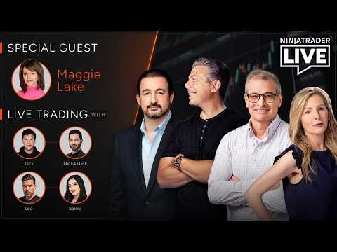 NinjaTrader Live | Trading + Analysis | Maggie Lake, Pharm, Nick + Jack, Salma + Leo (4/9/26)