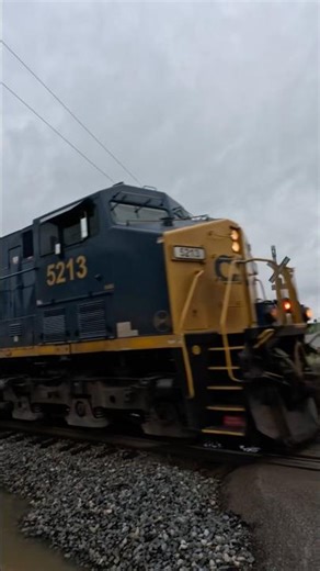 CSX I136 Intermodal Double Stack Train from Homerville, Ohio 5/9/2026 #csx #train #railroad #shorts￼