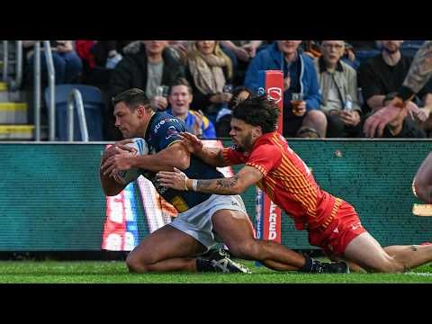 Match Action: Leeds Rhinos v Catalans Dragons