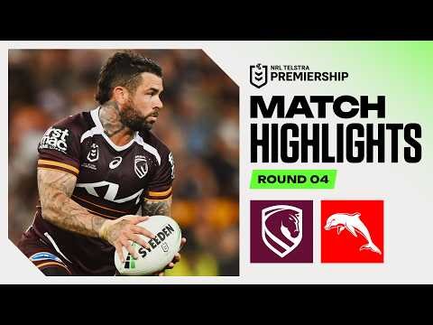 NRL 2026 | Broncos v Dolphins | Match Highlights | Round 4