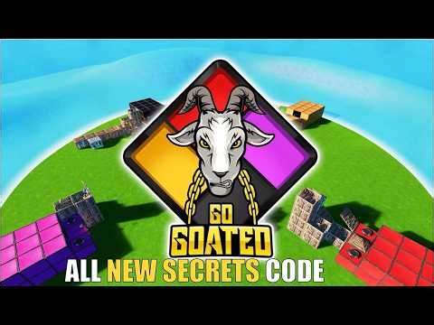 GO GOATED ZONE WARS MAP FORTNITE CREATIVE - ALL NEW SECRETS CODES (TIKTOK CODE)