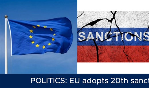 EU ADOPTS 20TH SANCTIONS PACKAGE WITH COMPLETE SECTORAL BAN ON RUSSIAN CRYPTO PLATFORMS AND RUBX STABLECOINThe EU Council adopted its 20th Russia sanctions package on Thursday, including a complete sectoral ban on suppliers and platforms created in Russia for the transfer and exchange of crypto assets. The package also prohibits transactions with RUBx, a rouble-backed stablecoin, and bans any EU support for the development of the digital ruble.The European Commission framed Russia's CBDC work ex