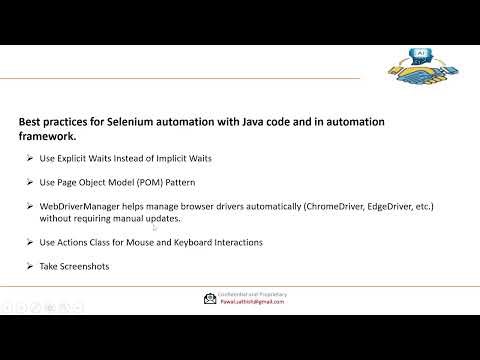 Best Practices for Selenium Automation With Java Code