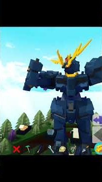 gundam unicorn banshee transformation in ( build 67% ) #roblox #gundamunicorn