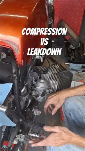 Compression Test vs Leakdown Test – Which Actually Finds Engine Problems #motorcycle #mechanic