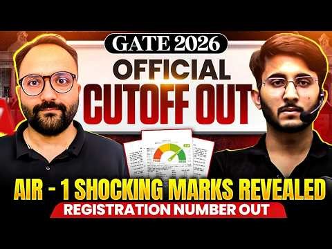 GATE 2026 Official Update | GATE 2026 AIR 1 Marks Revealed | GATE Cutoff 2026 Data Out