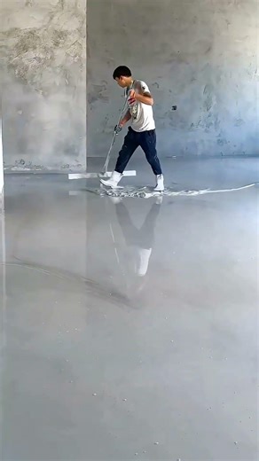 This Liquid Levels Floors Automatically 🤯