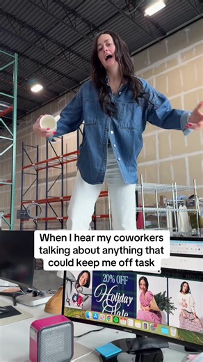 Clocked in but mentally clocked out. #bts #funny #officehumor