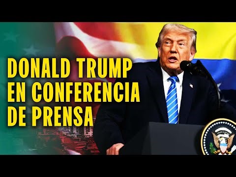 DONALD TRUMP EN CONFERENCIA DE PRENSA TRAS ATAQUE A VENEZUELA