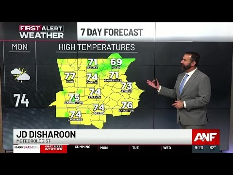 First Alert Forecast: Warmer week ahead