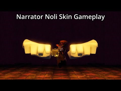 Narrator Noli Skin Gameplay | Forsaken | Roblox