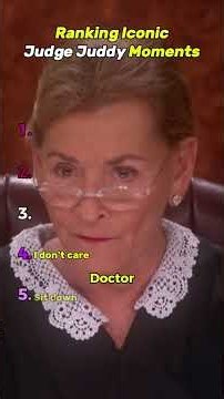 Top Iconic Judge Judy Moments Ranked #JudgeJudy #CourtroomDrama