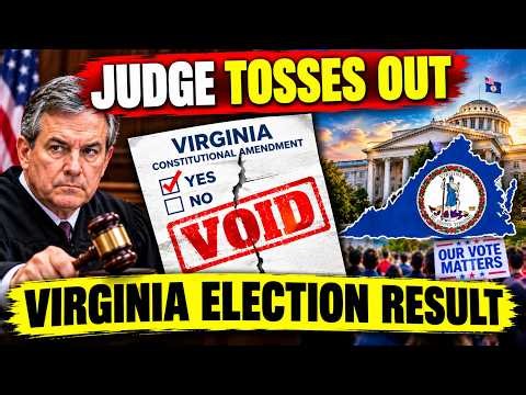 Judge TOSSES OUT Virginia Election Result! The Court Battle Explained