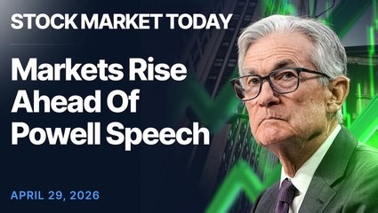 Stock market today: Dow Jones, Nasdaq futures gain ahead of Powell's last speech as Fed chair