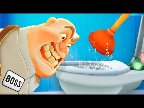 FLUSHING My BOSS Down the Toilet in VR!